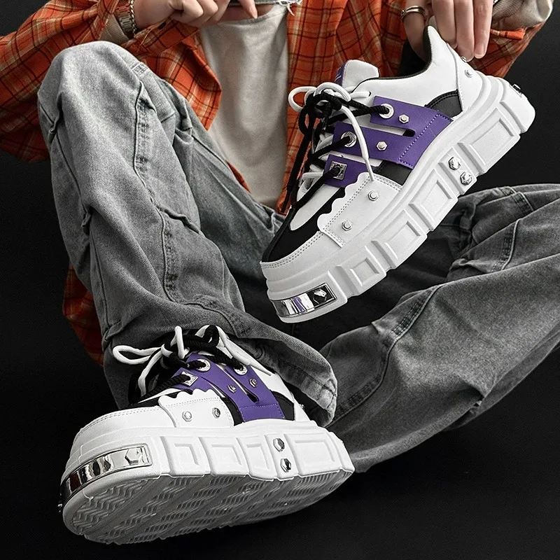 

Mens Platform Sneakers Tenis Sports Shoes Punk Casual Skateboard Shoes for Men Outdoor Running Sneaker Designer Sneakers for Man