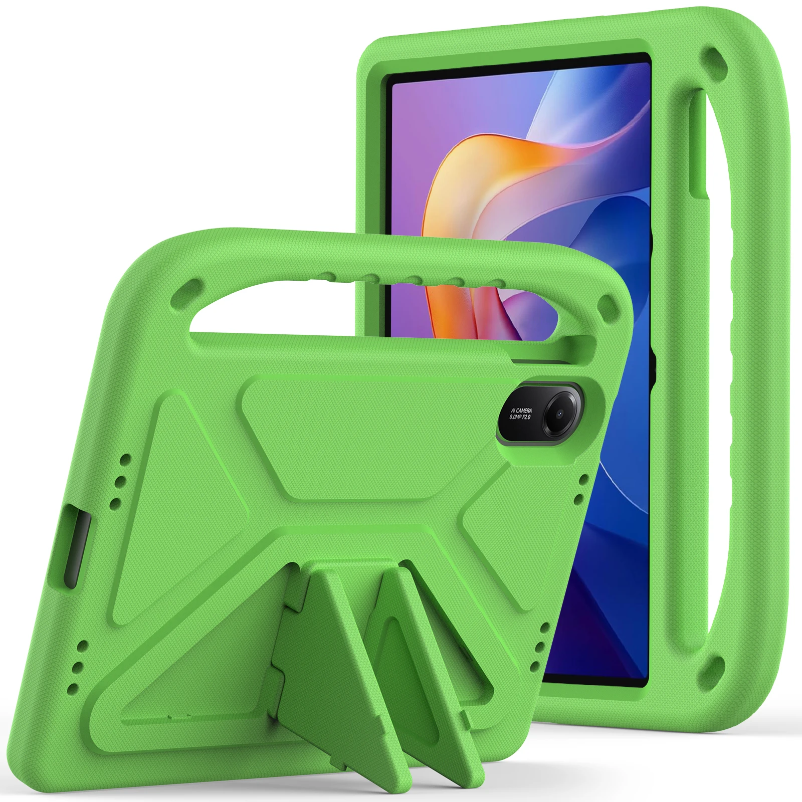 EVA Stand Case voor Xiaomi Poco Pad 8 7 6 5 Pro Redmi Pad 2 Pro SE Schuim Draagbare Handgreep Kinderhoes voor Redmi Pad SE 4G 8.7"