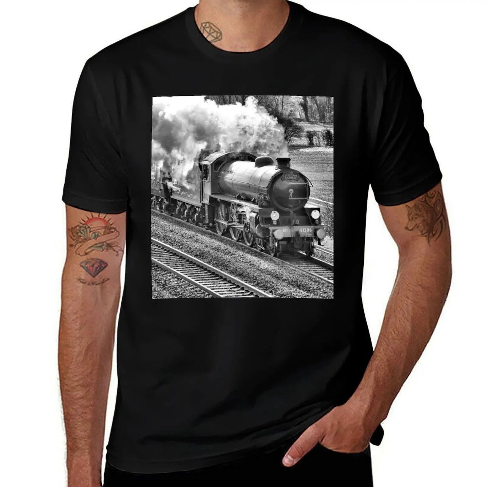 Nostalgic Steam Special T-Shirt Work Basic Short Sleeve Top T-Shirt