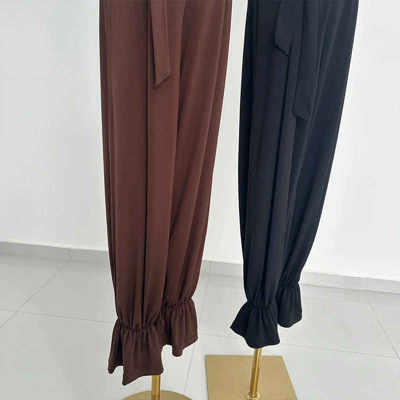 

New Latin Dance Pants Women Waltz Ballroom Dance Clothes Black Brown Latin Trousers Adult Cha Cha Rumba Practice Wear