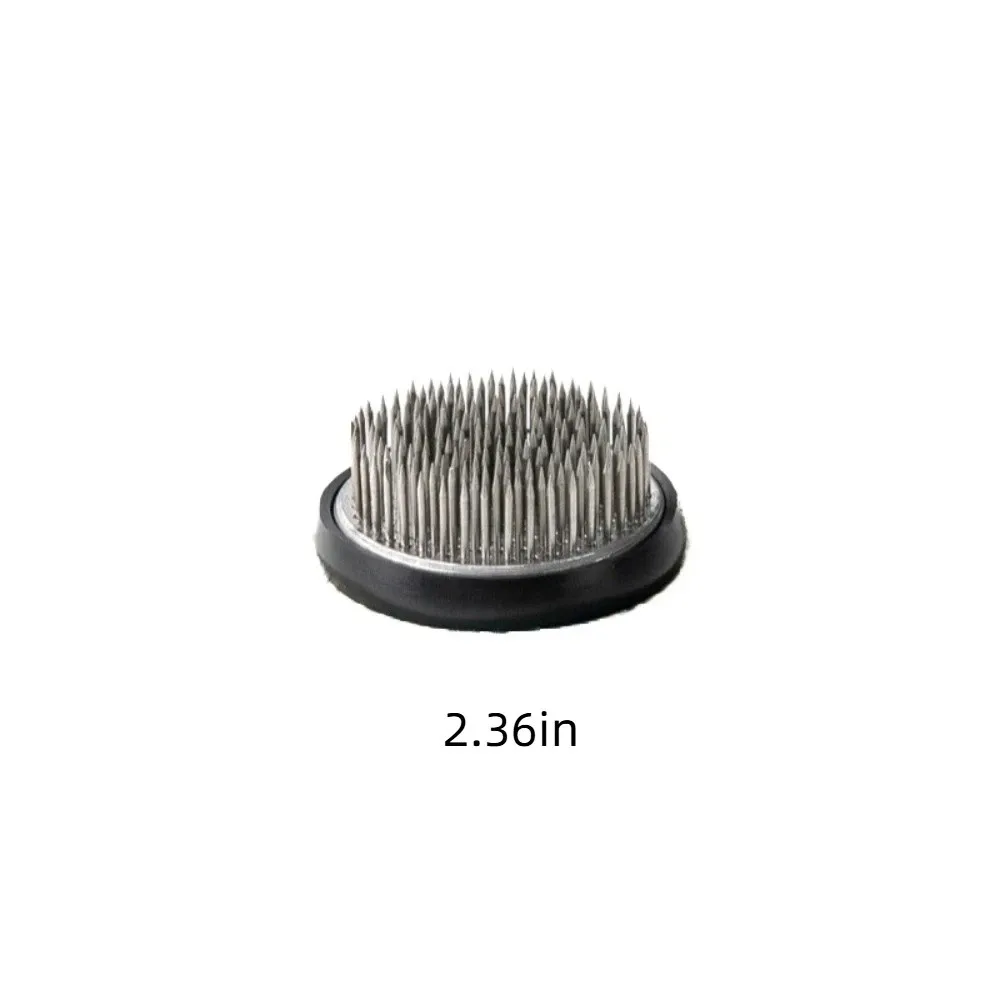Stainless Steel Flower Arranging Device Rust-Proof Multi-Size Ikebana Flower Frog Stand Metal Pin Holder Flower Prong Pin Holder