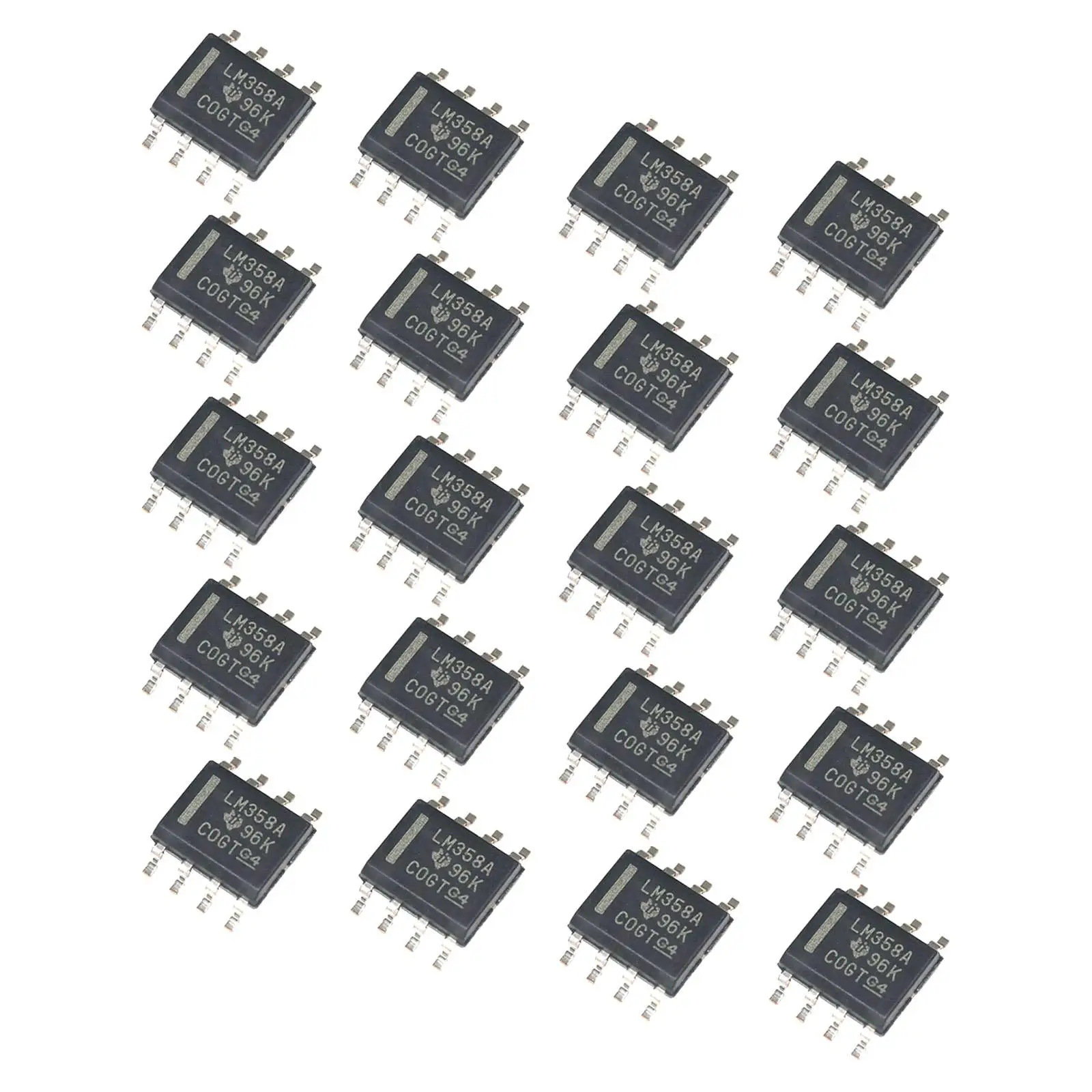 20 Pieces LM358 Operational DIY Kits Convenient SOP8 Practical IC