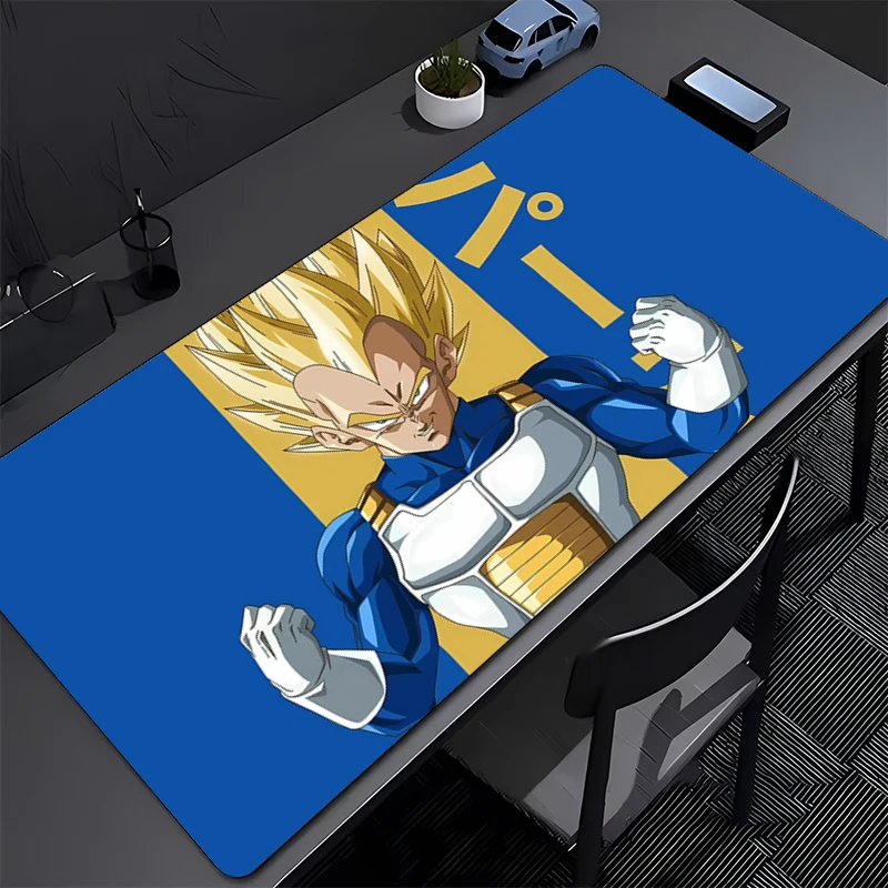 Gaming Mousepad Dragon Ball Anime แผ่นรองเม้าส์สํานักงาน Gamer คอมพิวเตอร์แผ่นรองเมาส์ลื่น HD พิมพ์ขนาดใหญ่โต๊ะ PC อะนิเมะ Mousepad