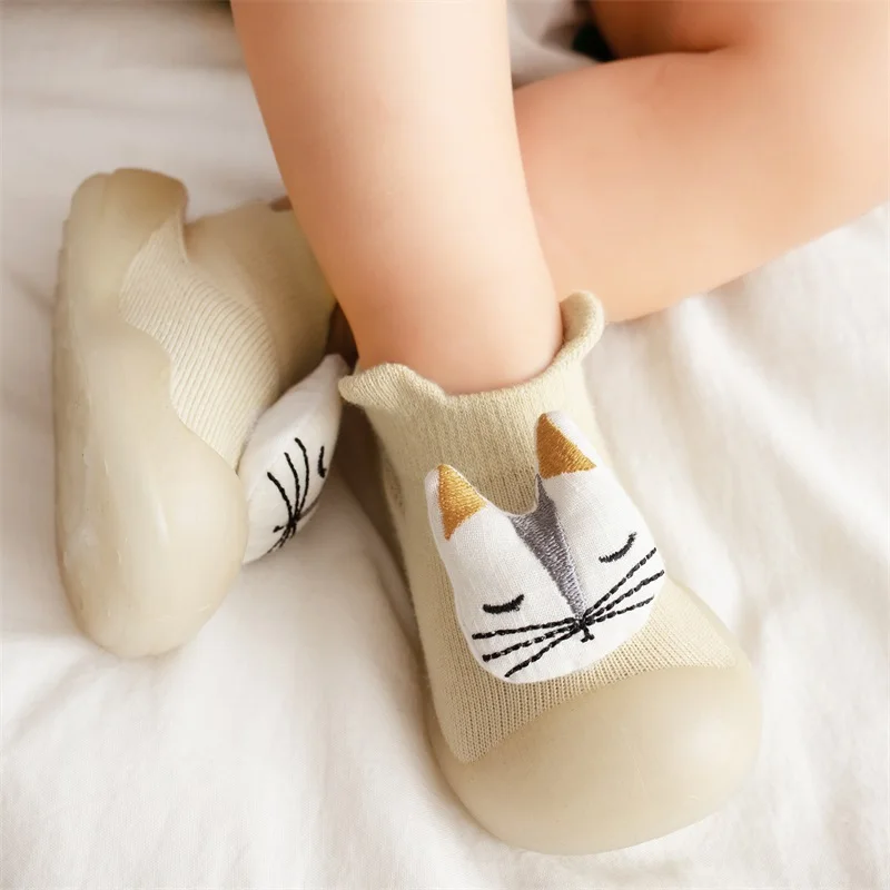 Baby Sokken Schoenen Peuter Wandelschoenen Non Slip 3d Dier Sneakers Voor Jongens Meisjes