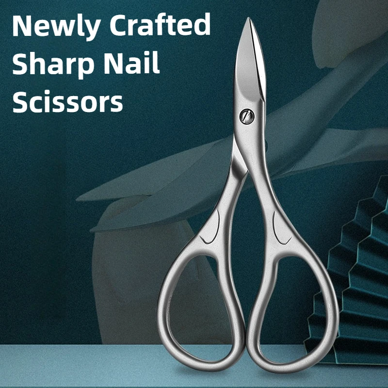 ‌4pcs Cuticle Scissors Stainless Steel Sharp Blade Durable Rust Free Nail Care Tool‌