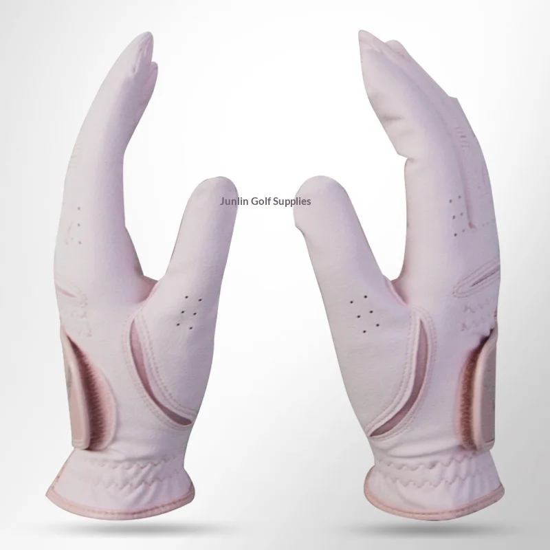 Women's golf gloves made of nano microfiber fabric, skin-friendly,  wear-resistant, and protective for hands during practice