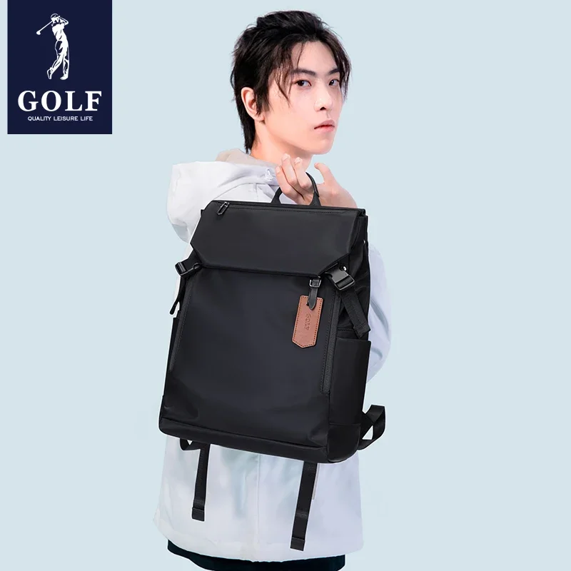 GOLF Small Backpack Men Oxford Backpack Business Vintage Fashionable Commuter Back Pack Bags Daily College Student School Bags