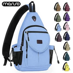 MOSISO Women's Chest Bag Crossbody Backpack Sling Bag Casual Travel Business Fashion Female Shoulder Bags for Men Women Ladies