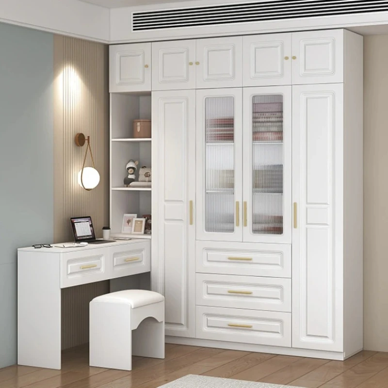 Multilayer Nordic Wardrobe Luxury Doors Large Open Closets Living Room Wardrobes Storage Cabinet Rangement Chambre Furniture