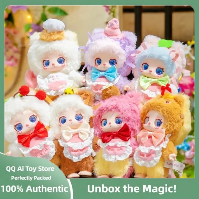 

Original Liila V4 Liila‘S Chef Kitten Series Vinyl Plush Blind Box Cute Fluffy Doll Toy Mystery Box Room Decor Keychain Gift