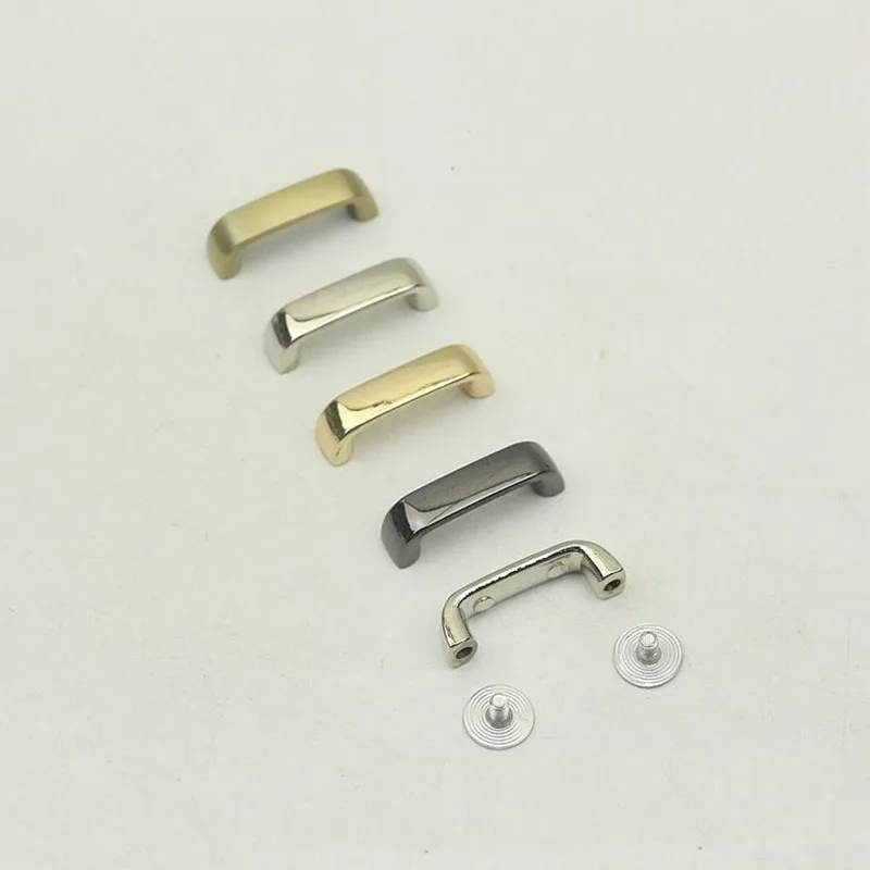 5Pcs 20mm Metal Bag Buckles Fashion Bag Arch Bridge Hanging Hooks Screw Connector for Bags Strap DIY Leather Crafts