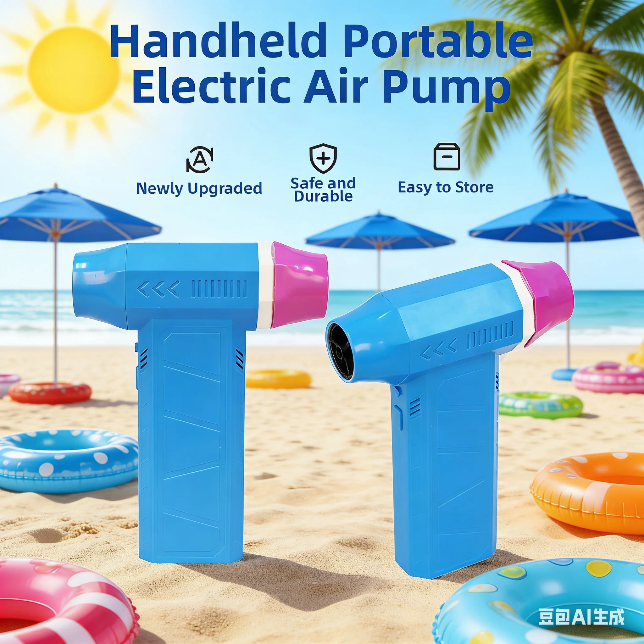 

Насос для накачивания весла, 180 Вт, 130000 об/мин, бесщеточный двигатель, ручной электрический воздуходувка для каяков, доски для серфинга, надувные аксессуары