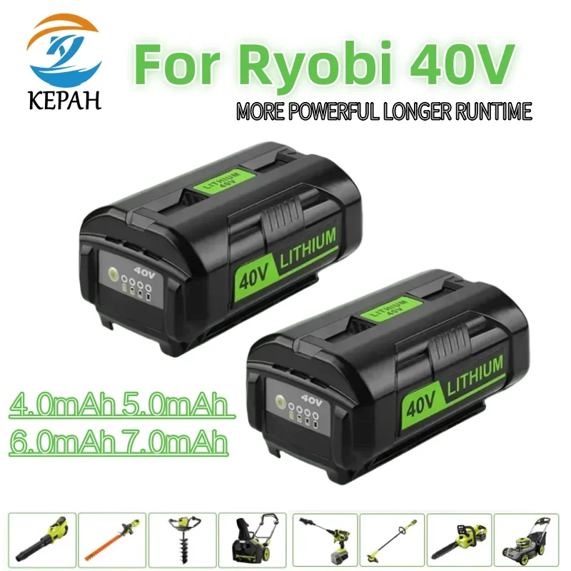 

！//Mower FRyobi 40V Lithium ion Battery Charger OP401 OP4040 OP4050A OP4026 EC-40V Fast Dual Charger**~