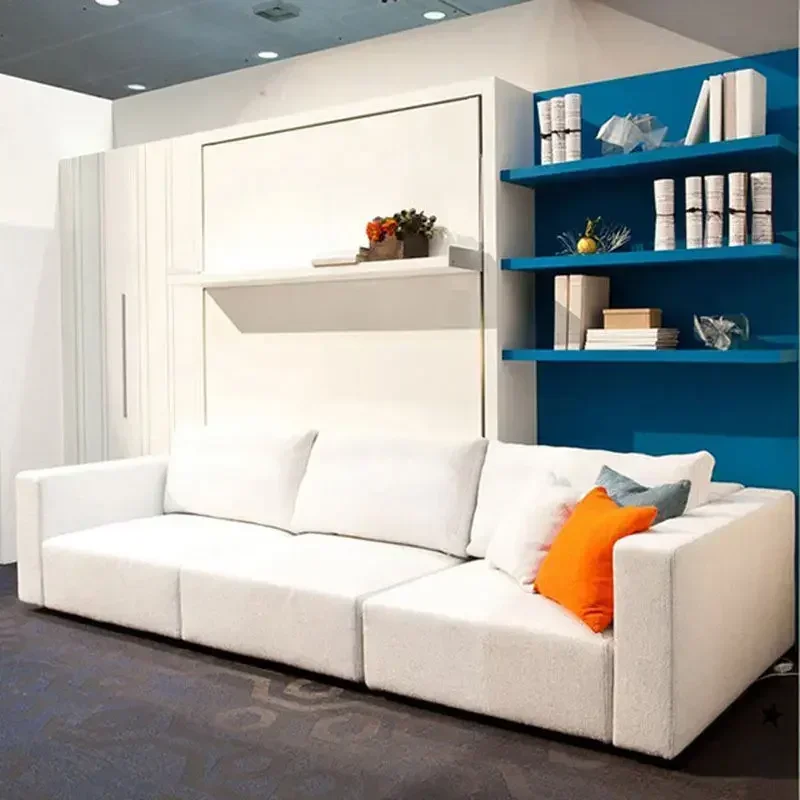 Modern Scandinavian design Murphy bed wall bed furniture folding sofa multifunctional hardware fittings without cabinets