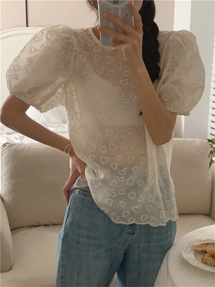 

Women Blouse Female Shirt Summer Womens Blouses Spring Maxi Blusas Casual Elegant Vintage Short Sleeve Cotton Oversize Loose