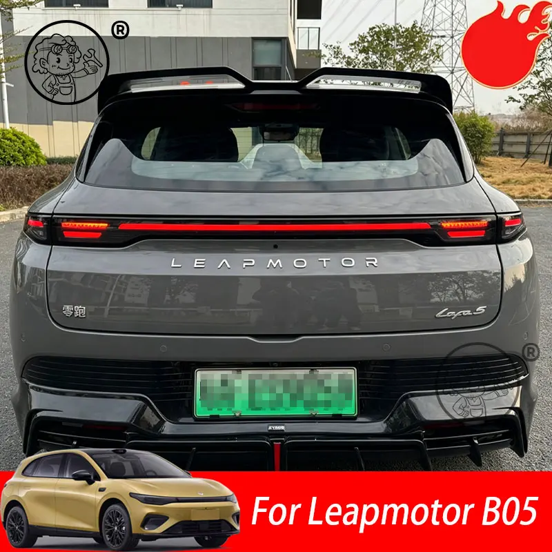 Für Leapmotor B05 2026 2027 Blinker Rücklicht Kofferraum-Bremslicht Hochmontierte Bremsleuchte Stroboskop-Modifikation Auto-Zubehör