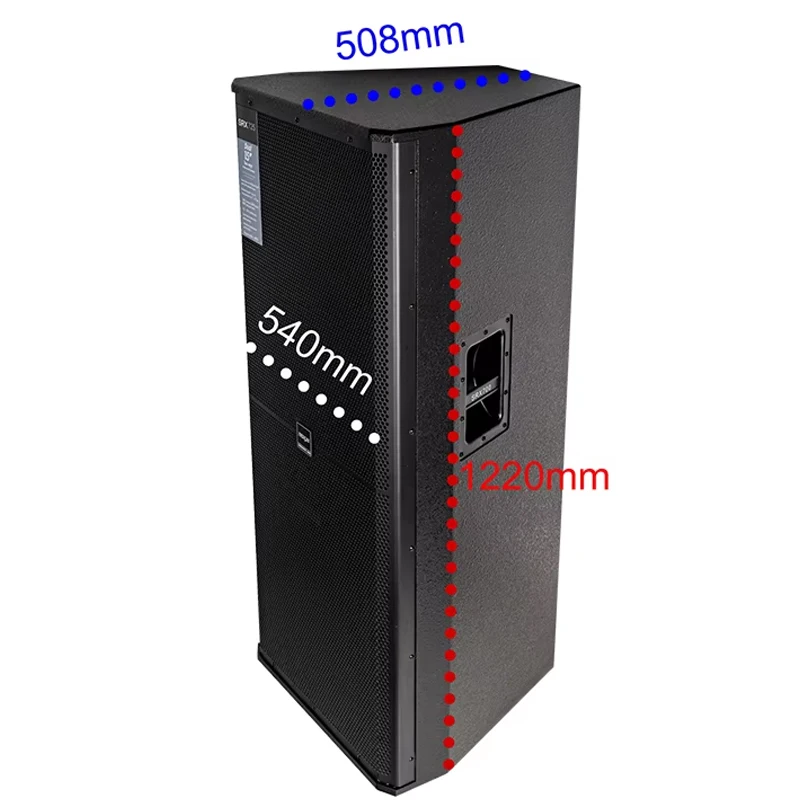 LS725 مكبرات صوت احترافية مزدوجة 15 بوصة معدات صوت/مكبرات صوت/مكبر صوت مضخم صوت باس سلبي مزدوج 15 بوصة مكبر صوت