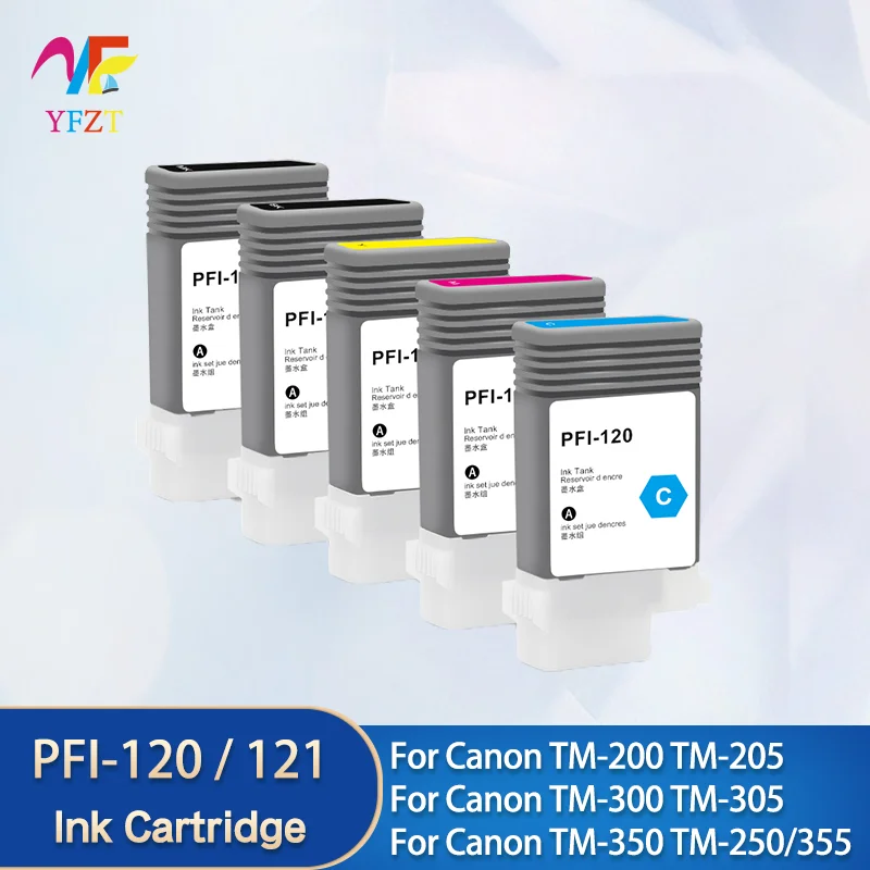 PFI-120 PFI120 PFI121M Ink Cartridge For Canon imagePROGRA iPF TM-200 TM-205 TM-300 TM-305 TM-250 TM-350 TM-355 Printer