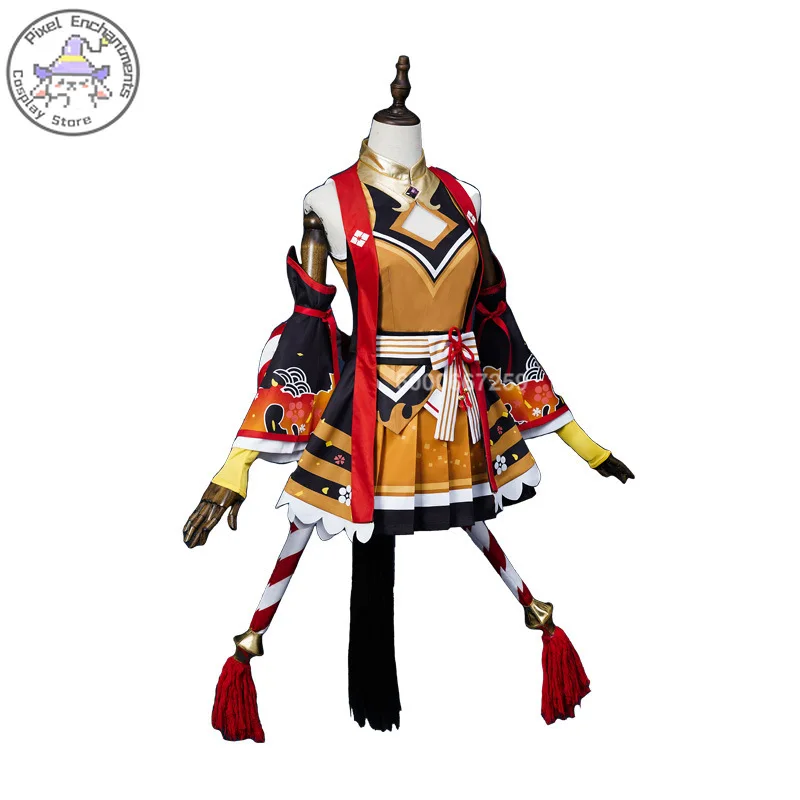 

НОВИНКА 2026: Косплей по игре Umamusume: Pretty Derby 3 Northern Xuan Ju, милый комплект с большим бантом, платье и парик для женщин, наряд для вечеринки на Хэллоуин