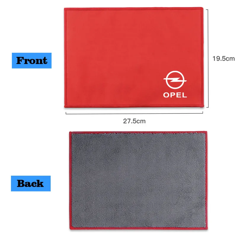 Microfiber Car Cleaning Towel Auto Cleaning Tool Accessories For Opel Astra G H J F K Vectra C D Zafira B Antara Corsa Mokka etc