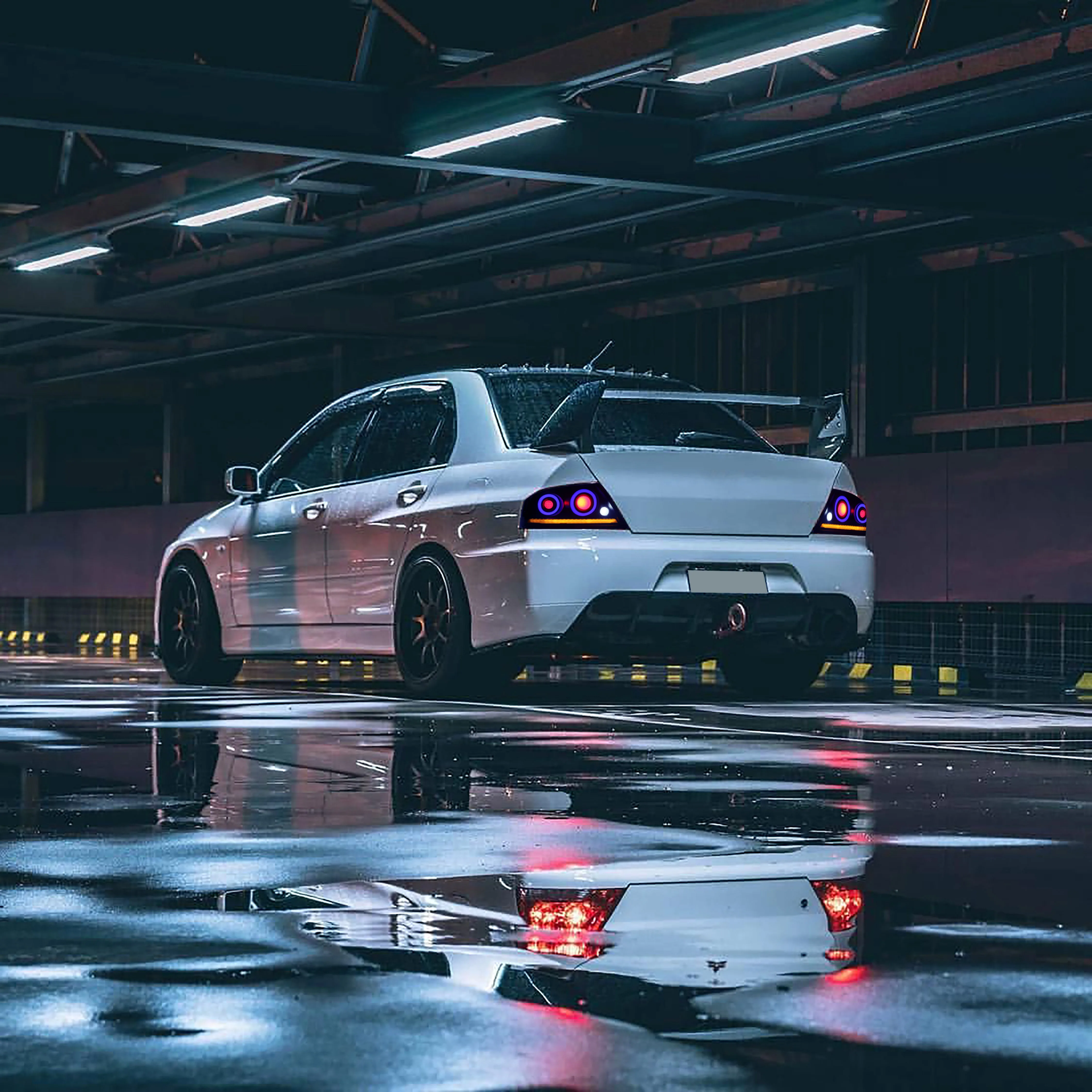 Für Lancer Evolution EX EVO Rücklicht Hinten Lampe JDM 2001-2007 7 8 9 Gen Auto Teile Zubehör