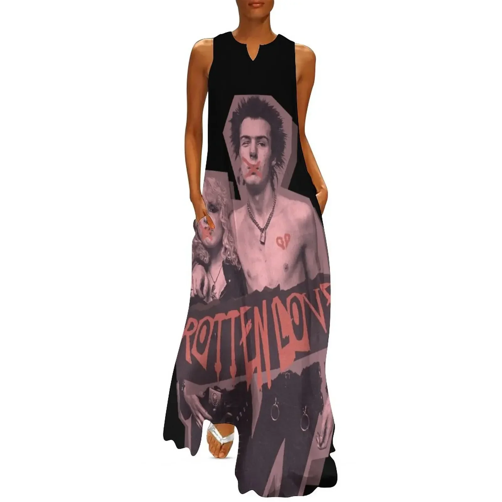 

SID AND NANCY ROTTEN LOVE Long Dress women dresses birthday dresses for women loose women's dress Dress for pregnant women