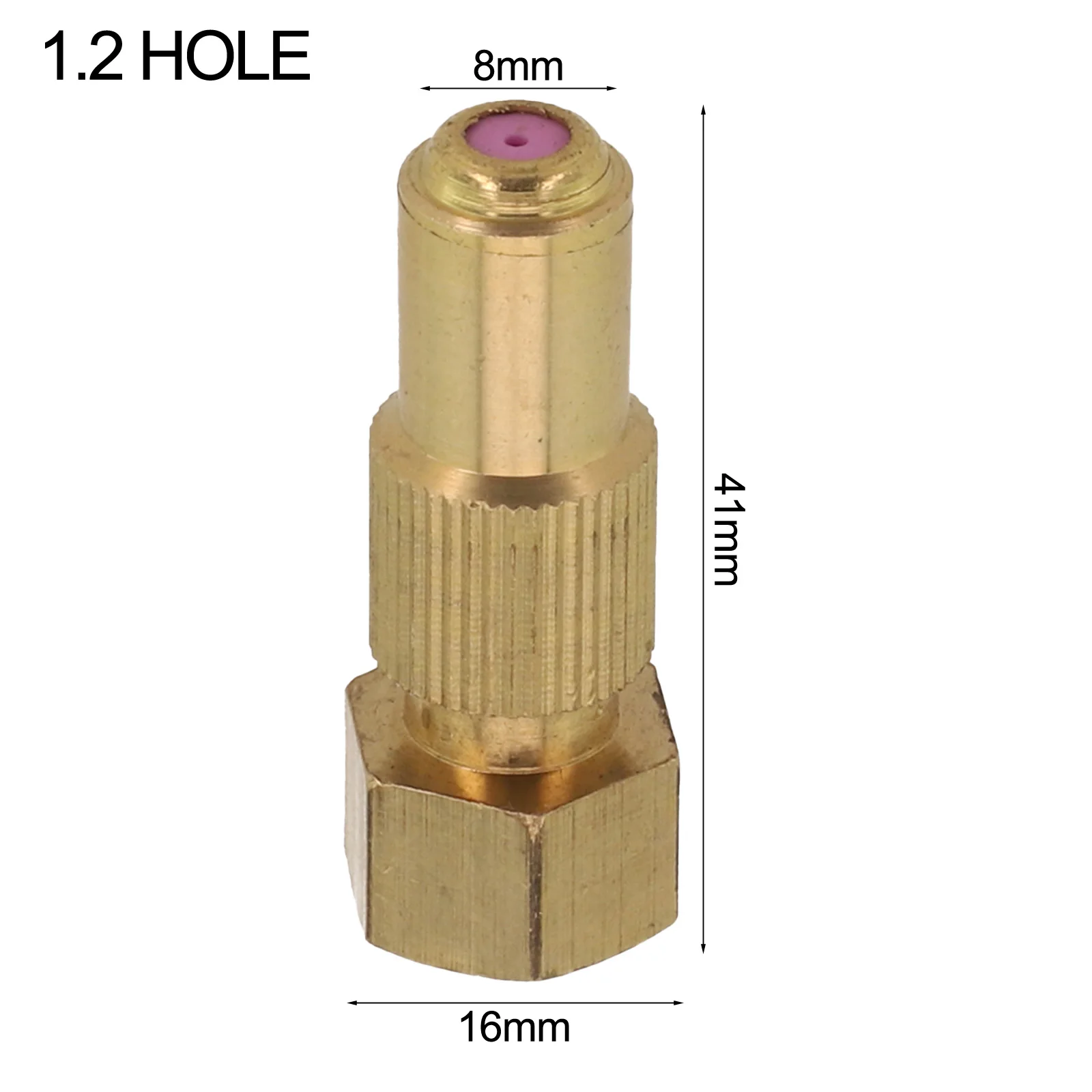 1 Pcs High Pressure Direct Spray Nozzle Adjustable  Pottery Nozzle Agricultural Sprayer Quick Connector Garden Sprinkler