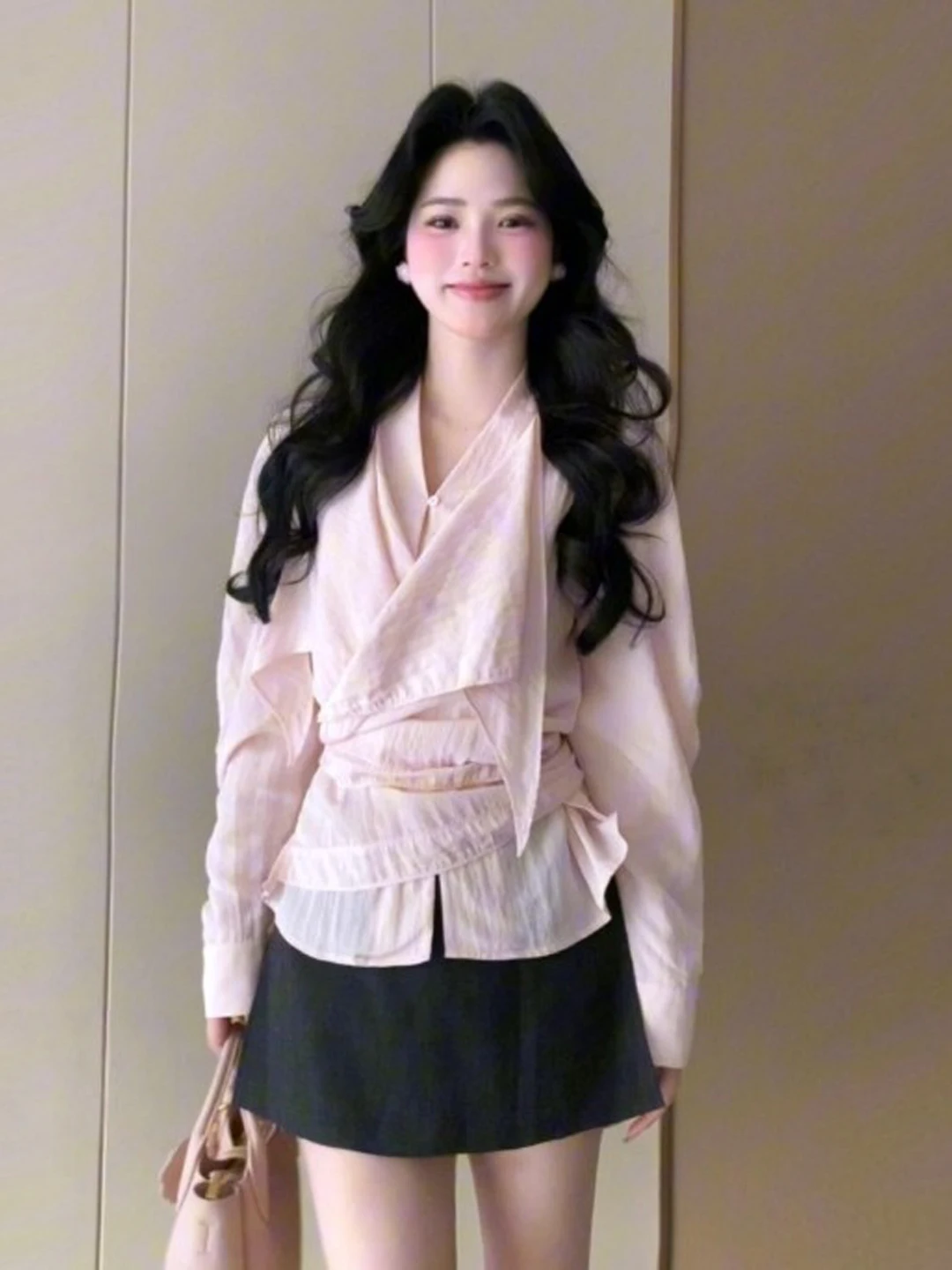 

Slimming Effectiven Beautiful irt Gentle Sle Waist Inward Design Unique Attractive Top Spring 2026 Faion for Women