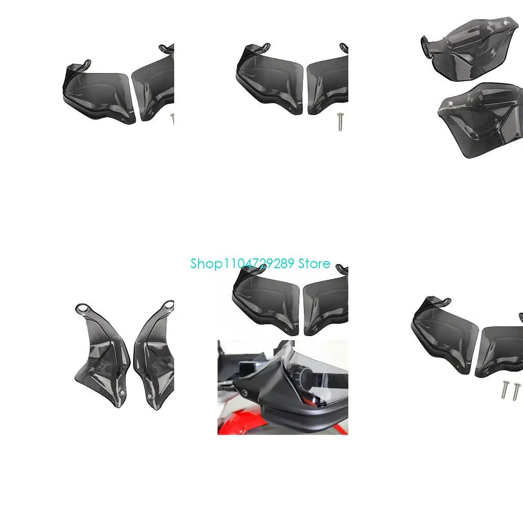D8KE Motorcycle Handguard Wind Deflector Pair for Commutes and Cold Weather