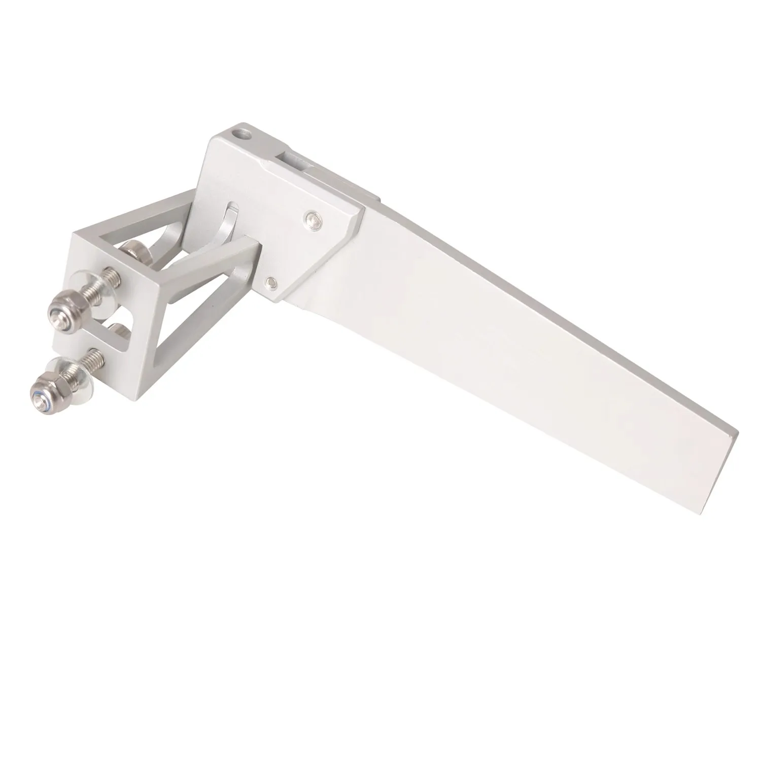 

Ship model accessories remote control ship CNC aluminum alloy without water nozzle triangular seat tail rudder 87mm