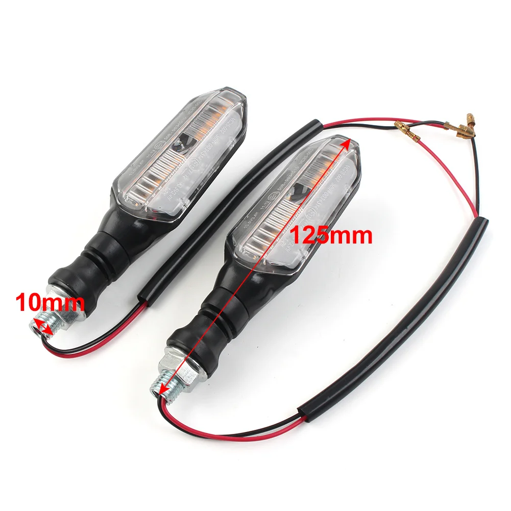 2pcs Motorcycle LED Turn Signals Blinker Light Indicator Universal For Kawasaki Honda Yamaha For Suzuki