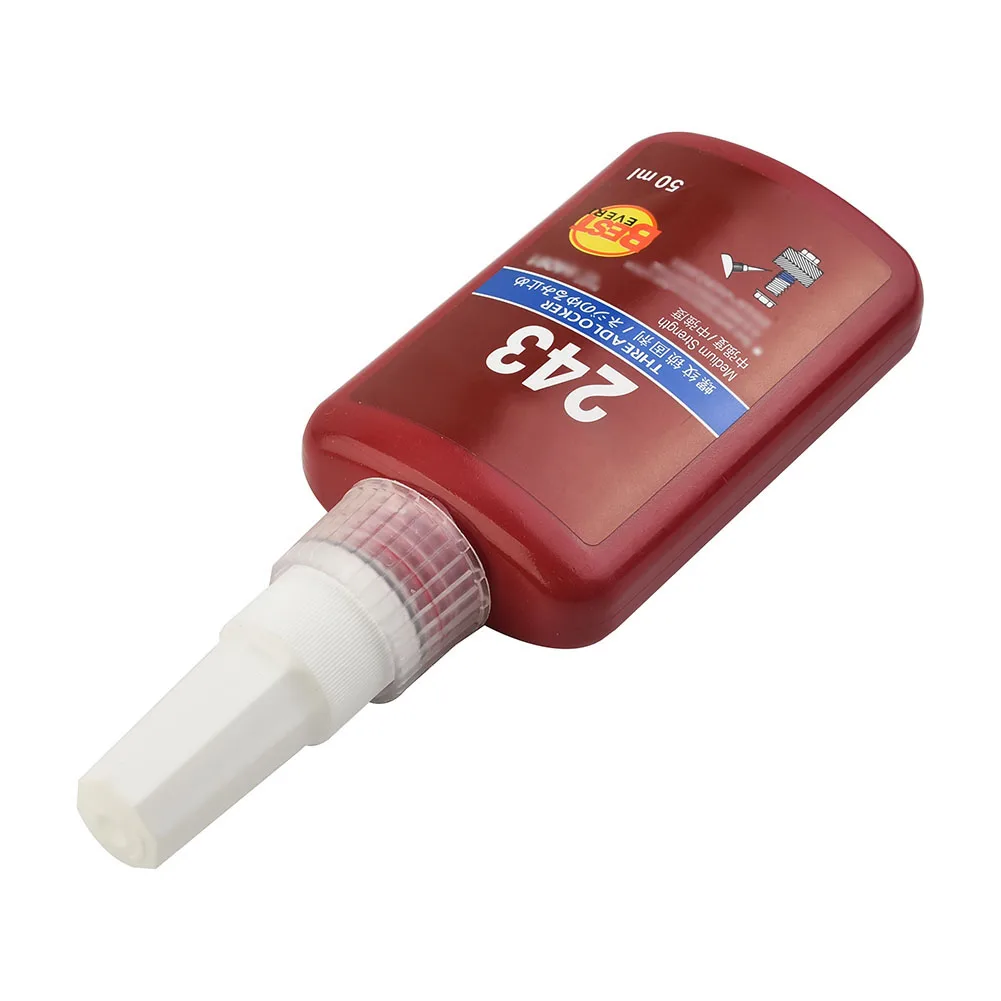 Glue Threadlocker 243 Locking Repairing Sealing Strength 50ml Adhesive Anaerobic Fixing Hand Tools Home Medium