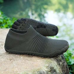 New Mens Wide Barefoot Mesh Shoes Sneaker 2024 Women Flats Soft Zero Drop Sole Wider Toe Light Weight Fashion Sneakes Large Size