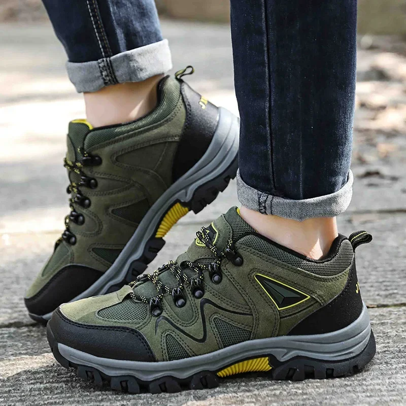 

Outdoor Climbing Shoes Low Cut Hiking Boots Men's Slip-Resistant Cross-Border Travel Shoes for All Seasons Caminhadas Trekking
