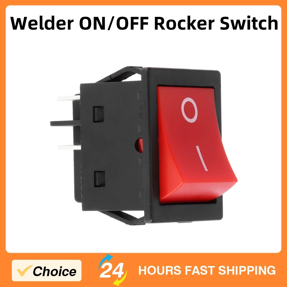 

Welder ON/OFF Rocker Switch For 30A Welder Welding Machine 4-Pin Boat Type