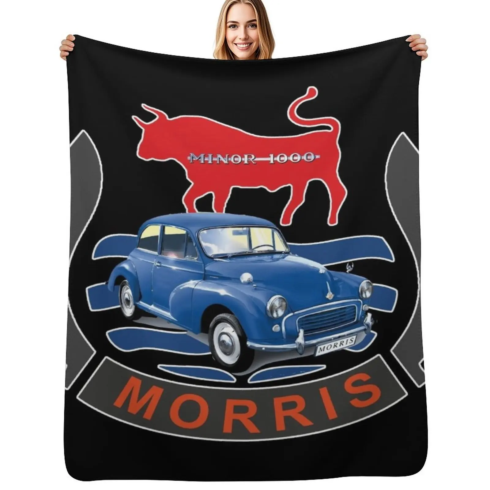 

Morris Minor 1000 Throw Blanket christmas decoration Weighted Cute Sofa Blankets