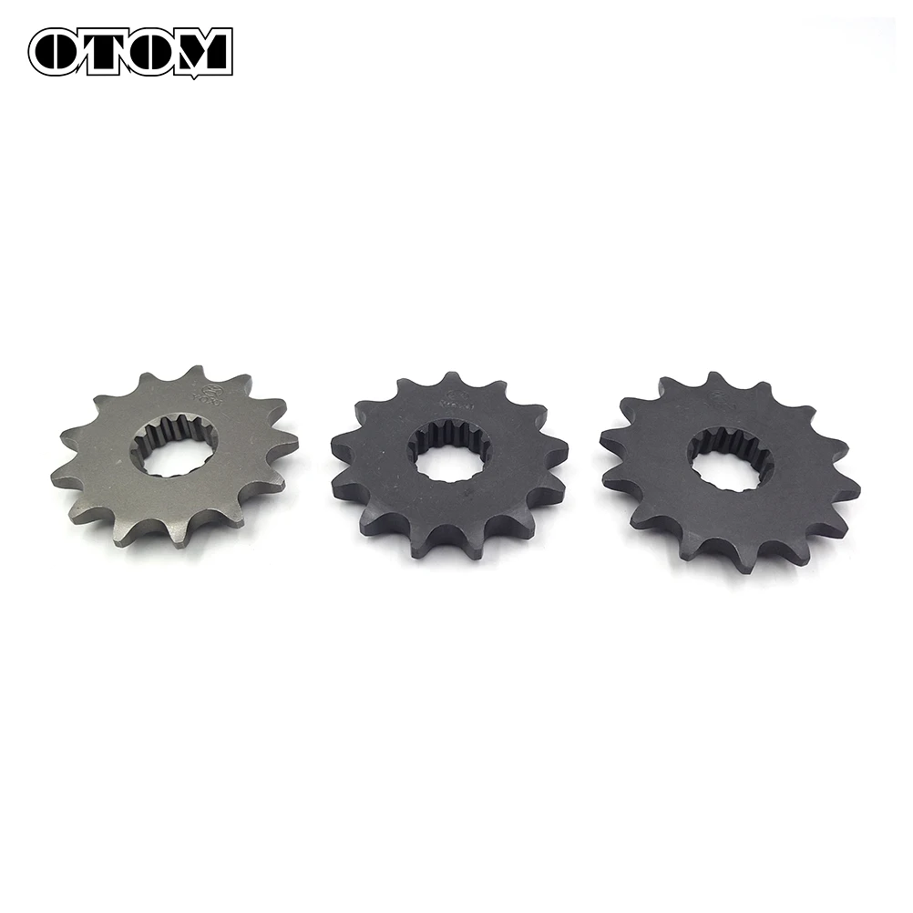 OTOM Motorcycle Front Sprocket 13/14T Chain Wheel 520 530 For ZONGSHEN Engine NC450 Pit Dirt Bike Off-road Motorbike Accessories