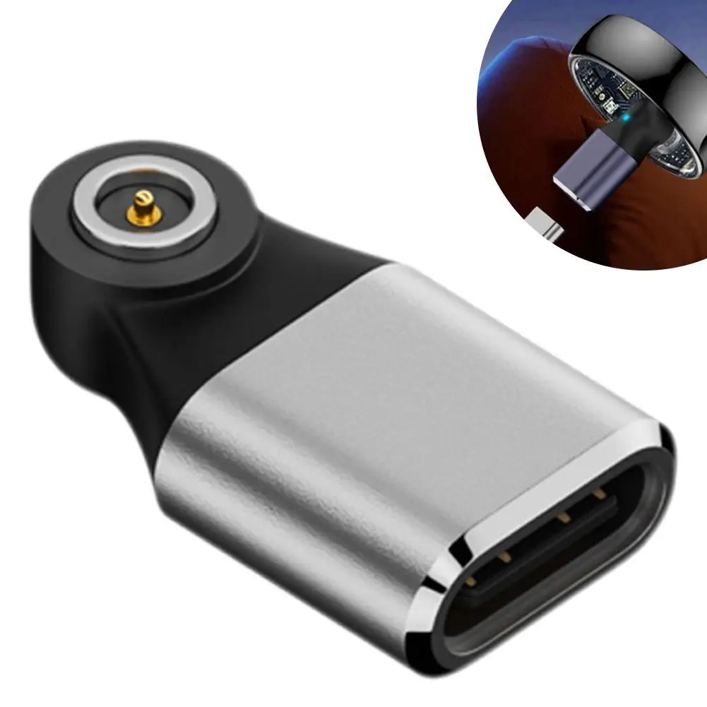 Smart Magnetic Charging Adapter Universal Type-C Female To Bluetooth Strong Magnetic Charging Smart Charging