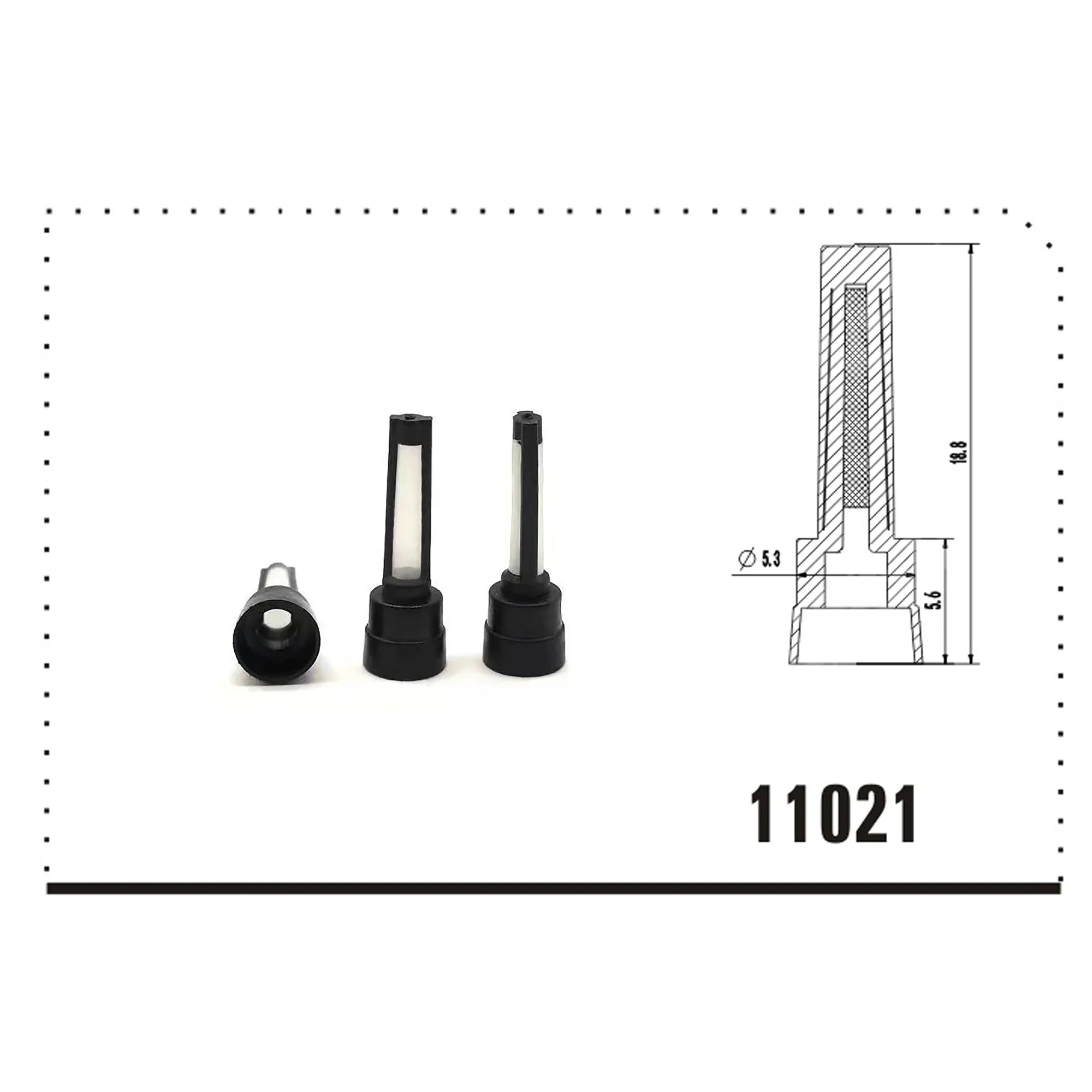 200 pz Per Moto Iniettore di Carburante Micro Cestello Filtro di Alta Qualità Iniettore Kit di Servizio di Riparazione VD-FL-11021