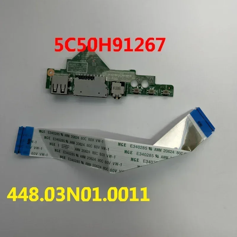Placa I/O para Lenovo Flex 3-1570 1580 YOGA 500-15IBD 15ISK 15IHW Cabo de placa de áudio USB 488.03N01.0011