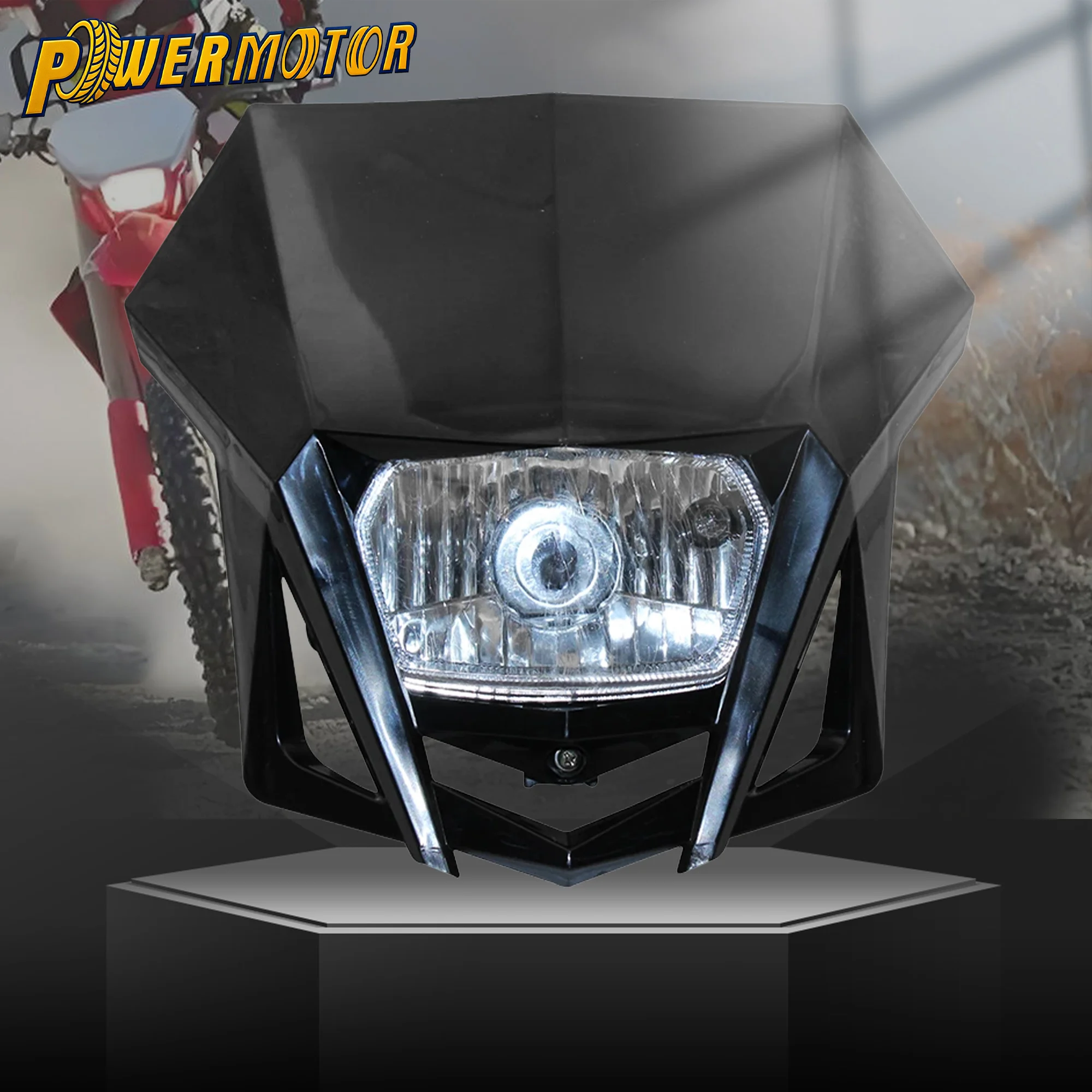 

For Honda XR 250 CRF 450 Motocross H4 Halogen Headlamp High Low Beam Head Light Motorcycle Headlight Modified Accessories