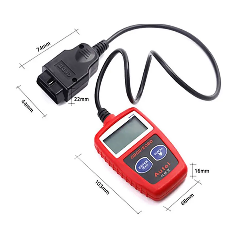 MS309 Auto Diagnostisch Hulpmiddel Problemen Engine Code Reader Wis Codes Obd2 Scanner