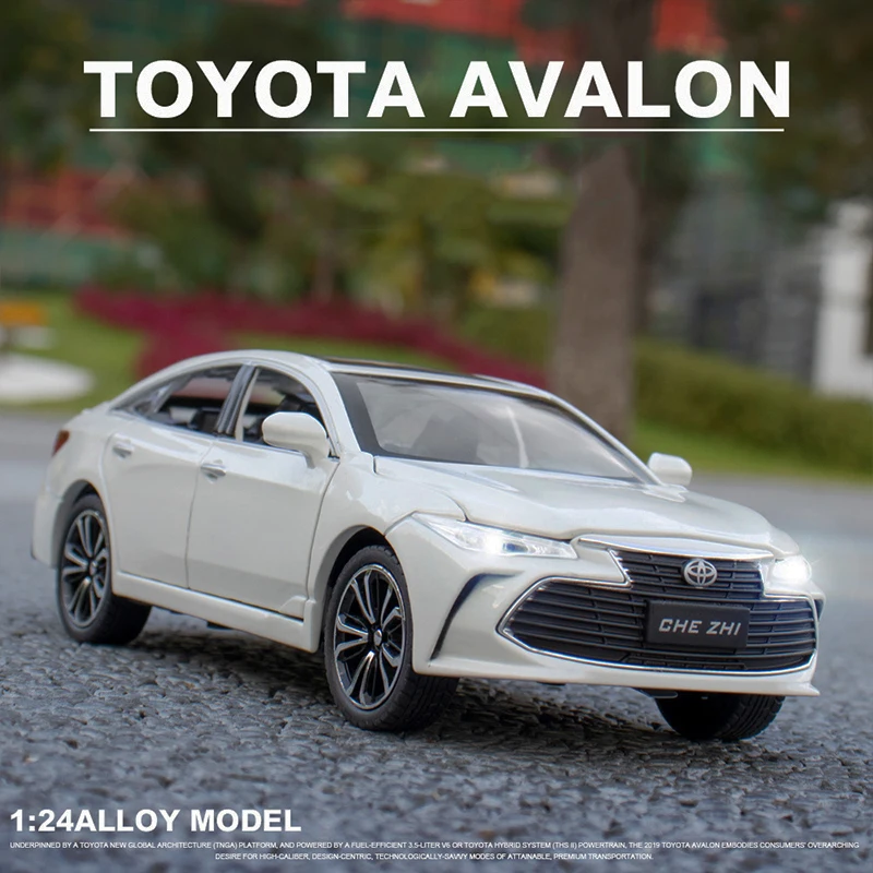 1:24 Toyota Asian Dragon Alloy Model samochodu Symulacja dźwięku i światła Odciągnij Zabawkowy samochód dla dzieci Chłopiec Kolekcja Ozdoby Prezent