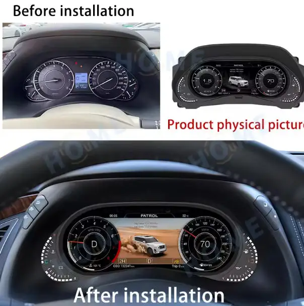 New Android Car Radio Auto Speedometer Instrument Dashboard for Jeep3 JK 2011-2018 3