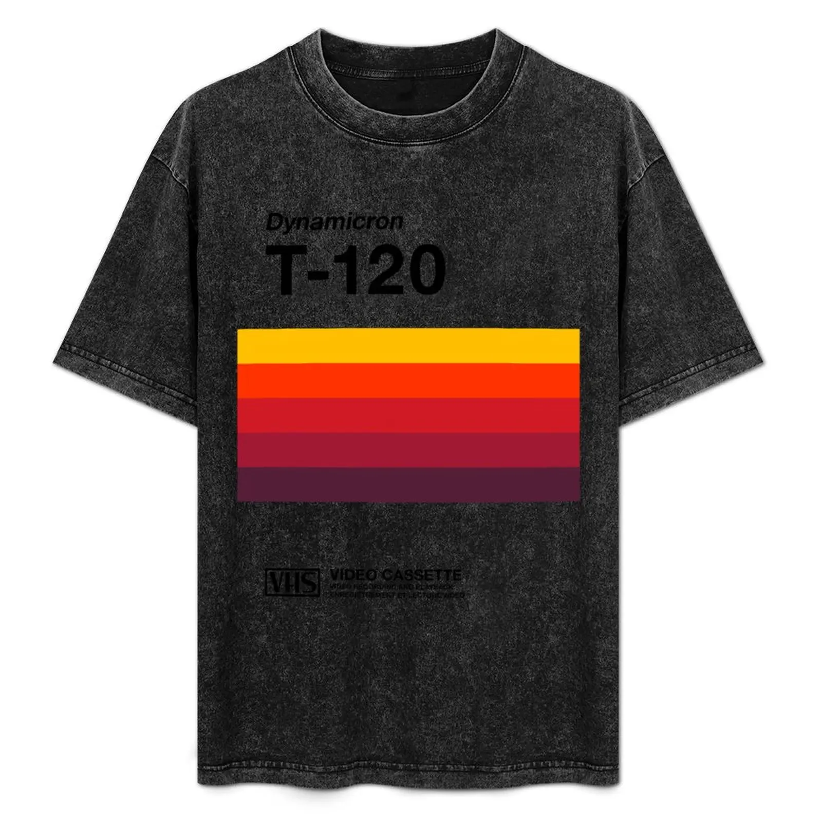 

VHS cassette, case T-120 - retrowave poster, retrowave art T-Shirt