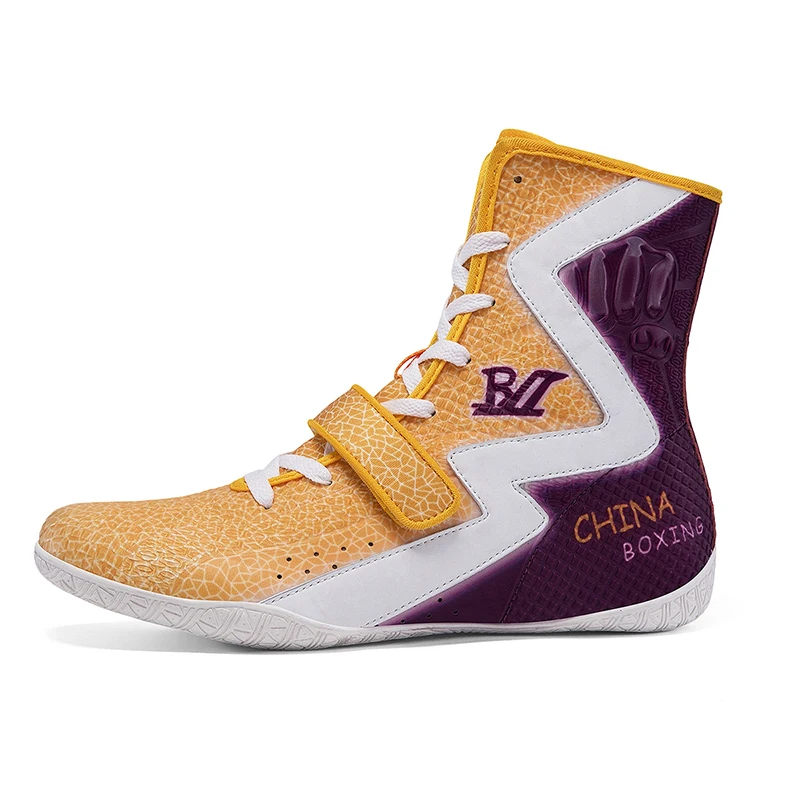 

Новые роскошные профессиональные мужские кроссовки для борьбы, оригинальные брендовые боксерские ботинки, удобная дышащая обувь для тренировок по единоборствам