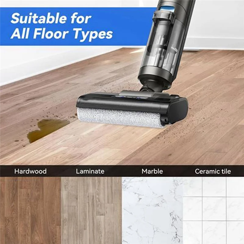 Promotion!8PCS Main Brush And Sponge Set Replace For Eureka NEW430/JONR ED12 Floor Scrubber Replacement Parts Main Brush Sponge