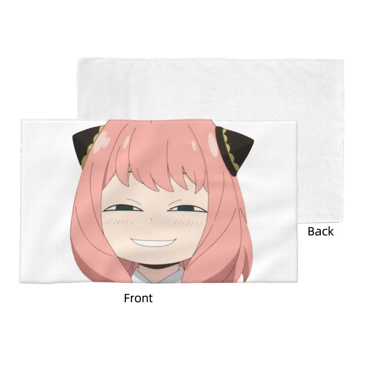 Custom Anya Forger Spy X Family Soft Face Towel Quick Dry Pool Bath Cotton Towels Breathable