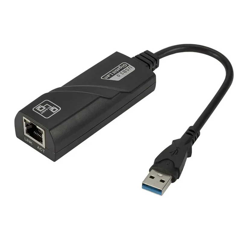 USB 3.0 Ethernet Adapter Network Card USB 3.0 To RJ45 Lan Gigabit Internet for Computer for WIN10