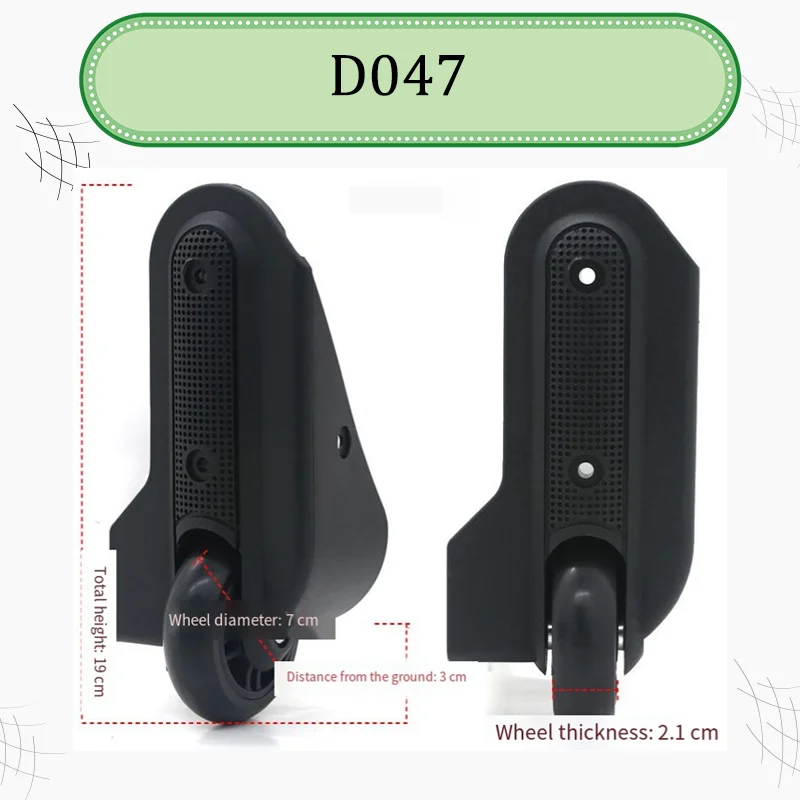 For Non-rotating Silent Travel Suitcase Directional Wheels With Wear Resistance Directional Castors For Luggage Corner Wheels